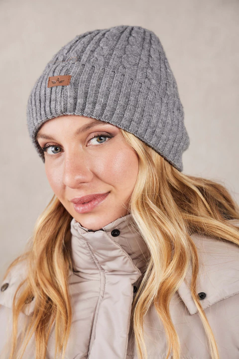 Gorro trenzado lana isabella