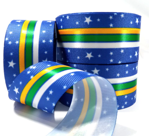 Fita de Gorgorão Brasil Patriota Copa 38mm - 10 Metris