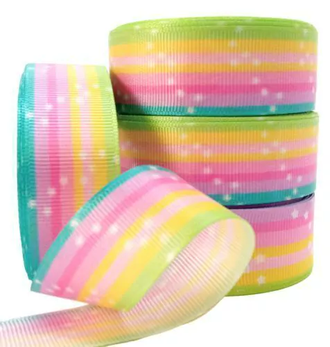 Fita de gorgurão Estrelas 24mm x 10 Metros ref.5752