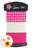 Kit de Fita Gorgurão Festa Junina Xadrez Pink ref.0595-5 - comprar online