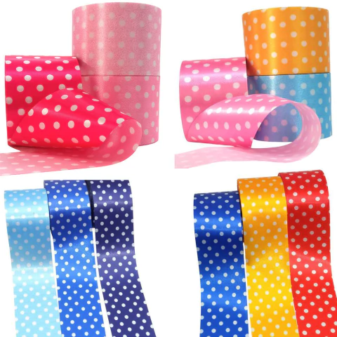 Kit de Fita de Cetim Poá N9 - 30 Metros