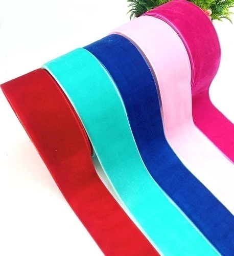 Fita de Veludo 38mm – Rolo com 5 metros | Várias Cores Disponíveis