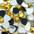 Chaton Diamante Blend Dourado e Cristal Acrílico Base Reta Pct com 300 peças ref.0926 na internet