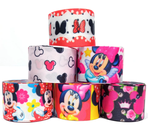 10 Metros de Fitas Gorgorão para Laços Minie 38mm ref.2340