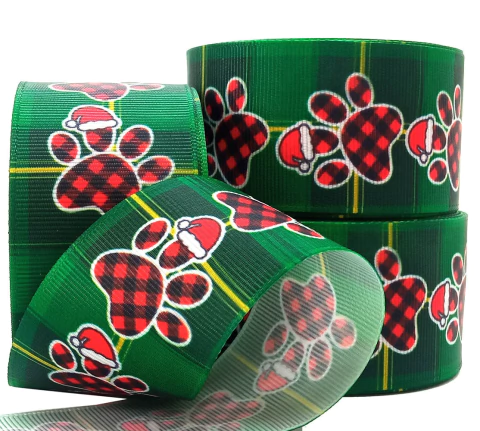 Fita de Gorgurão Natal Pet N9 - 10 Metros - comprar online