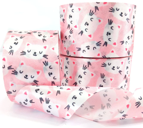 Fita de Cetim Gatinho 35mm - 10 metros