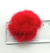 Meio Pompom Vermelho Peluciado 4cm Pacote com 10 peças ref.1576-1 na internet