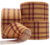 Fita de Gorgurão Xadrez Terracota 38mm x 10 Metros - loja online
