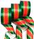 Fita de Natal Verde e Vermelha Nº9 - Peça com 10 metros - comprar online