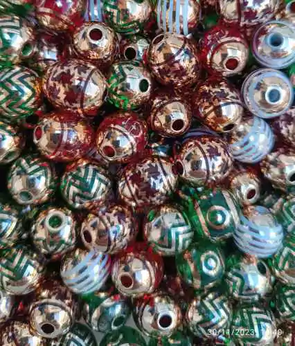 Pérola Decorada Páscoa 10/12mm 100 Peças ref:6786