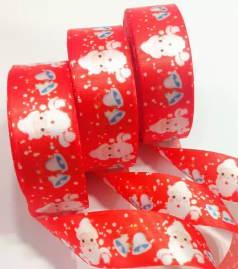 Fita de Cetim Natal 25mm x 10 metros ref.4635-C25