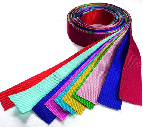 Kit de Fita de Gorgorão Multicolorido 38mm/ Nº 9 Pacote com 10 Metros Ref.0011