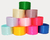 Kit de Fita de Cetim Multicolorido Nº3 Pacote com 10 metros Ref.7359-1