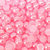 Meia Pérola 6mm Rosa Chiclete Pacote com 500 peças ABS- Não Descasca
