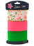 Kit de Fita Gorgorão Floral Shabi Chic 38mm x 6m ref.0455