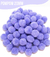 Pompom Lilás 20mm com 50 peças ref.0062