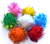 PomPom Multicolorido com Brilho Dourado Pct com 20 peças ref.3098-20