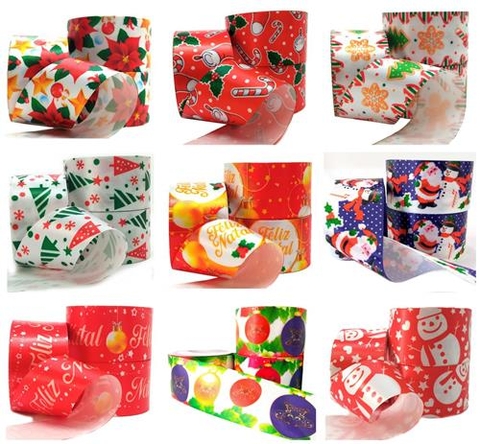 Fita de Cetim Natal N9 - 10 Metros - Vol1