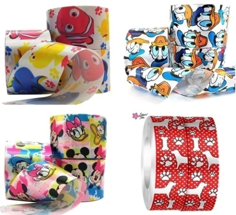 Fita de Cetim para Laços Pet 35mm Peça com 10 metros