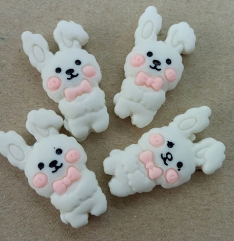 Aplique Coelho de Páscoa para Laços - Escolha a Quantidade - comprar online