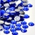 Chaton 2mm Azul Base Reta sem Cola Pacote com 1000 Peças Ref.3316