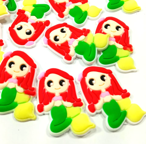 10 Aplique Pequena Sereia para Artesanato Ref.1769