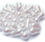 Pérola Gota Branca Furo Passante 6x10mm Pct 100 pçs Ref:6656