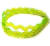 Tiara ondulada Verde Neon Glitter - 3 peças