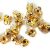 100 Terminal Bolinha Dourado 4mm para Bijuteria ref:0476