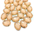 Chaton Engrampado Champanhe 10x18mm Pct com 50 ref.9007