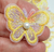 Aplique Borboleta Organza com Pérola 8 peças Ref.272 - comprar online