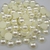Meia Pérola 05mm Creme Pacote com 500 Peças Ref.1012