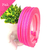 Tiara Forrada Pesponto Pink 2 Peças ref.283