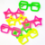 ANTEOJOS PLASTICO FLUO