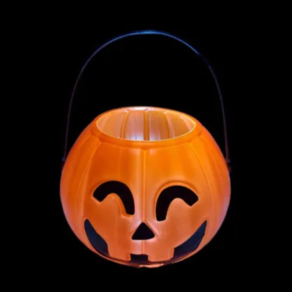 CANASTAS CALABAZA PORTA GOLOSINAS LED