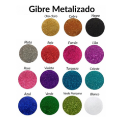 GLITTER METALIZADO X 100grs