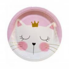 PLATOS POLIPAPEL KITTY (pack 6u.)