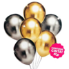 GLOBOS CHROME METALIZADOS (pack 6u.) - comprar online