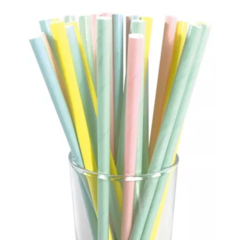 SORBETES POLIPAPEL 'PASTEL' (pack 24u.)
