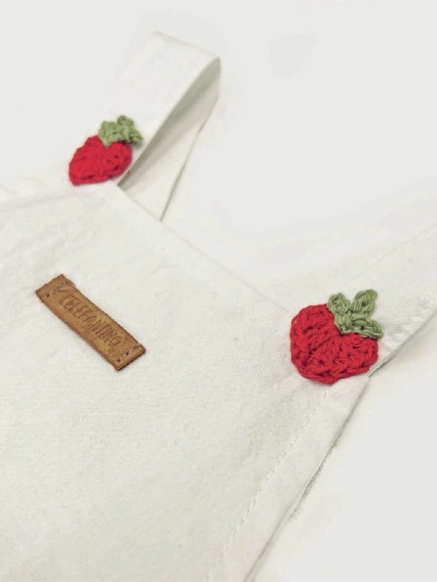 BOMBACHUDO BRETEL TUSOR FRUTILLAS CROCHET (1158BL)