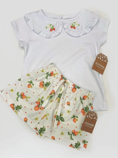 SHORT PESTAÑA TUSOR FRUTILLAS