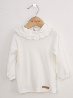 POLERA CON VOLADO INTERLOCK (8338CR)
