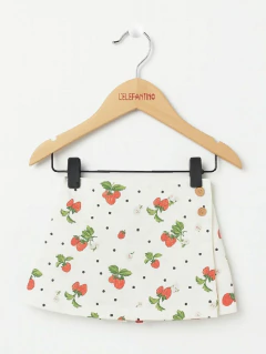 MINI CON SHORT TUSOR FRUTILLAS