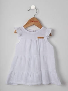 VESTIDO CHIARA COTTON BABY (8129BL) - comprar online