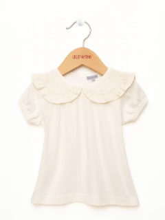 REMERA CUELLO BRODERIE
