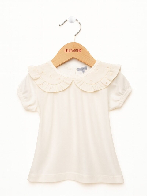 REMERA CUELLO BRODERIE