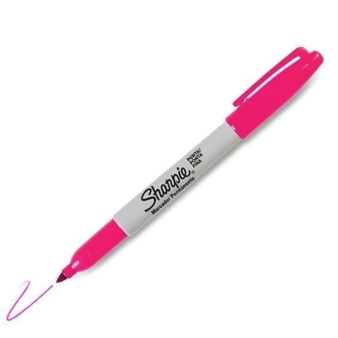 Marcador Sharpie Rosa punta fina