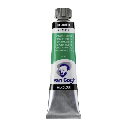 Oleo Van Gogh 40ml S1 Verde Permanente Oscuro 619