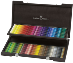 Lápices acuarelables Faber-Castell Albrecht Dürer estuche de madera x120