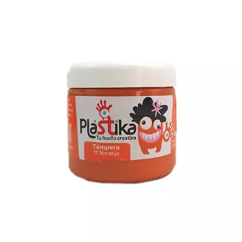 Tempera Eterna Plastika 200ml Naranja 17 - comprar online